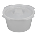 Picture of Commode Replacement Pail with Lid (12 qt.) aka 12 quart commode pail, Commode Accessories, Commode Replacement Parts