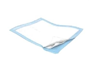 Picture of Simplicity™ Disposable Underpads 30" x 30" (Pack of 10) (Blue) aka Bed Pads, Chux