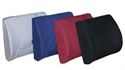 Picture of Lumbar Back Cushion Molded Foam Extra Wide 13"x18" with strap (Black)  aka Lumbar Cushion, Car Back Cushion, Clearance