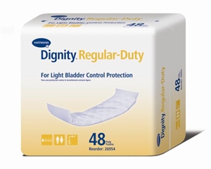 Picture of Dignity® Regular Duty Pads (Pack of 48) aka Underwear Insert, Booster Pads, Dignity Pads, Adult Bladder Control Protection, Maxi Pads