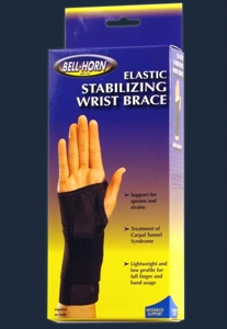 Picture of Elastic Stabilizing Wrist Brace (Right)(Small) aka Right Hand Wrist Wrap, Comfort Wrist Brace