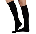 Picture of Microfiber Graduated Compression Stockings 20-30 mmHg (Small)(Knee-High Closed-Toe)(Black) aka Legwear, Dr. Comfort Compression Stockings