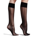 Picture of TheraLite Fashion Compression Stockings 15-20mmHg (Small)(Closed Toe - Knee High)(Black) aka Compresive Legwear, Knee High Stockings, Clearance