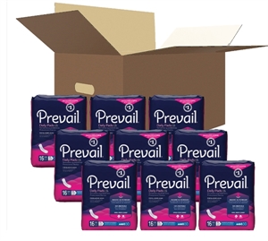 Picture of Prevail Daily Pads Moderate Long 11" (Case of 144) aka Incontinence Pads, Sanitary Pads, Sanitary Napkins, Prevail Bladder Control Pads Moderate Long, Prevail BC-013